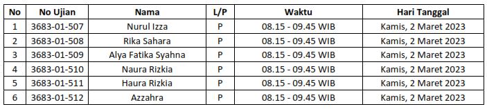 wawancara prestasi kamis 2